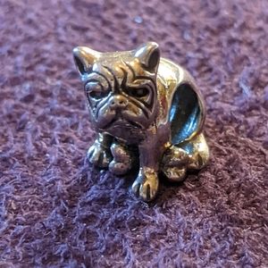 Non-Pandora S925 Silver Bulldog Charm
